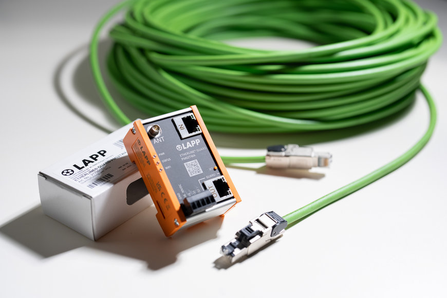 LAPP lance ETHERLINE® GUARD, une solution innovante de surveillance pour les câbles de données. 